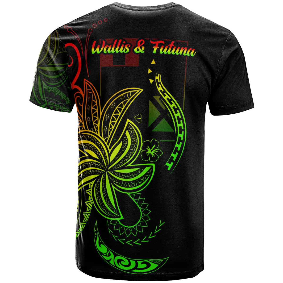 Wallis and Futuna T Shirt Country Code With Seal - Polynesian Pride