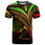 Wallis and Futuna T Shirt Reggae Color Cross Style Unisex Black - Polynesian Pride