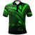 Wallis and Futuna Polo Shirt Green Color Cross Style Unisex Black - Polynesian Pride