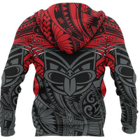 New Zealand Maori Zip Hoodie, Warriors Rugby Full Zip Hoodie - Polynesian Pride