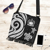 Samoa Boho Handbag - White Tentacle Turtle Boho Handbag One Size White - Polynesian Pride