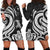 Chuuk Women Hoodie Dress - White Tentacle Turtle White - Polynesian Pride