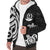 Vanuatu Sherpa Hoodie - White Tentacle Turtle - Polynesian Pride