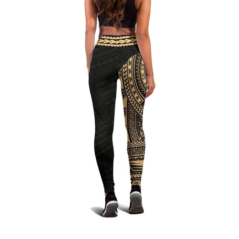 Polynesian Women's Leggings - Rising 2nd - Polynesian Pride