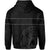 Polynesian Kakau Kanaka Seal of Hawaii Zip Hoodie Gray - Polynesian Pride