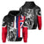 Hawaii King Flag Polynesian Hoodie (Zip up) Gray Unisex Gray - Polynesian Pride