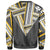 Hawaii Sweatshirt - Football Jersey Style - Gray And Yellow - AH - Polynesian Pride