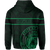 Polynesian Kakau Kanaka Seal of Hawaii Hoodie Green - Polynesian Pride