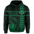 Polynesian Kakau Kanaka Seal of Hawaii Hoodie Green - Polynesian Pride