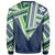Hawaii Sweatshirt - Football Jersey Style - Navy And White - AH - Polynesian Pride