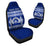 (Custom Personalised) Queen Salote College Car Seat Covers Tonga Pattern LT13 Universal Fit Blue - Polynesian Pride