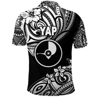 FSM Yap Polo Shirt Unique Vibes Black LT8 - Polynesian Pride