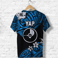 FSM Yap T Shirt Unique Vibes Blue LT8 - Polynesian Pride