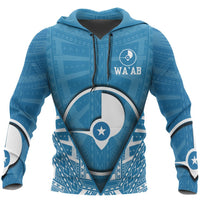Yap Dreamer Pullover Hoodie Yap Flag A16 Unisex Blue - Polynesian Pride