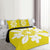 Hawaiian Royal Pattern Quilt Bed Set - Yellow - L1 Style - AH - Polynesian Pride