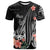 Tonga Personalised Custom T-Shirt - Polynesian Hibiscus Pattern Style