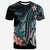 New Caledonia Custom T Shirt Turquoise Polynesian Hibiscus Pattern Style Unisex Art - Polynesian Pride