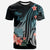 Kiribati Custom T Shirt Turquoise Polynesian Hibiscus Pattern Style Unisex Art - Polynesian Pride