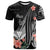 Kanaka Maoli Personalised Custom T-Shirt - Polynesian Hibiscus Pattern Style