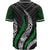 Nauru Polynesian Custom Personalised Baseball Shirt - Nauru Strong Fire Pattern - Polynesian Pride