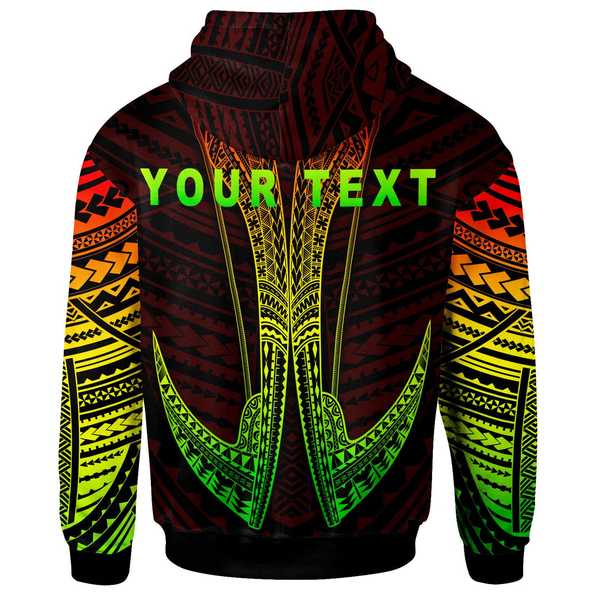 Wallis & Futuna Custom Hoodie Fish Hook - Polynesian Pride