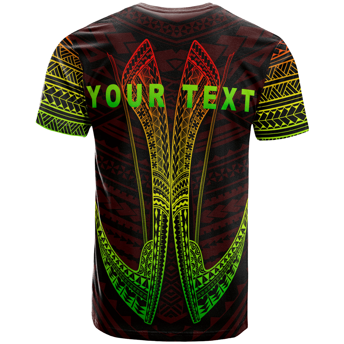 Hawaii Custom T Shirt Fish Hook Ver2 - Polynesian Pride