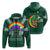 Hawaii Rainbow Warriors Zip Hoodie LT4 Unisex Green - Polynesian Pride