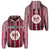 Custom Hawaii Farrington High School Zip Hoodie Simple Style LT8 Unisex Maroon - Polynesian Pride