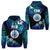 Federated States of Micronesia Zip Hoodie Unique Vibes Blue LT8 Unisex Blue - Polynesian Pride