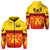 Marquesas Islands Zip Hoodie Marquesan Tattoo Special Style Gradient Yellow LT8 - Polynesian Pride