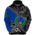 Pohnpei Zip Hoodie Fall In The Wave K7 Unisex Black - Polynesian Pride